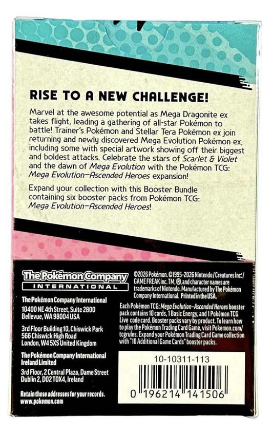 Pokémon Ascended Heroes - Booster Bundle (English)