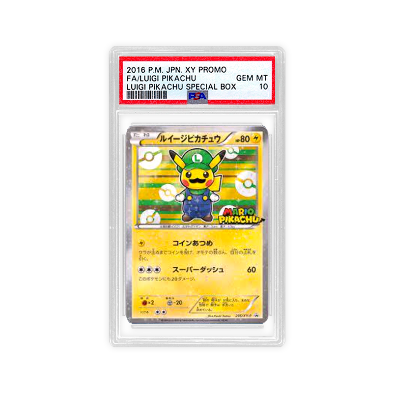 Luigi Pikachu Promo Set – PSA 10 (Sequentially Graded)