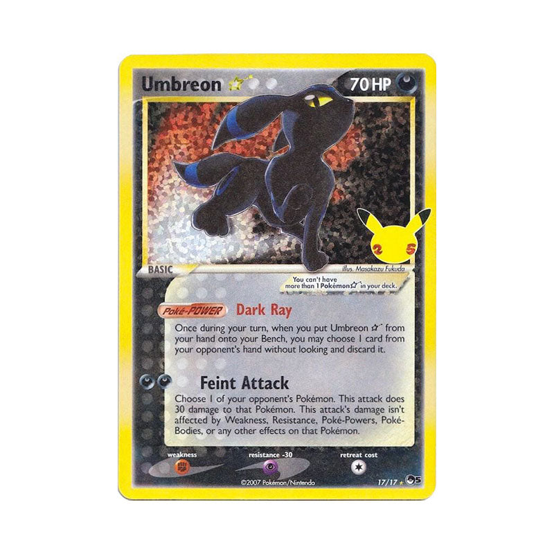 Umbreon Gold Star - 17/17