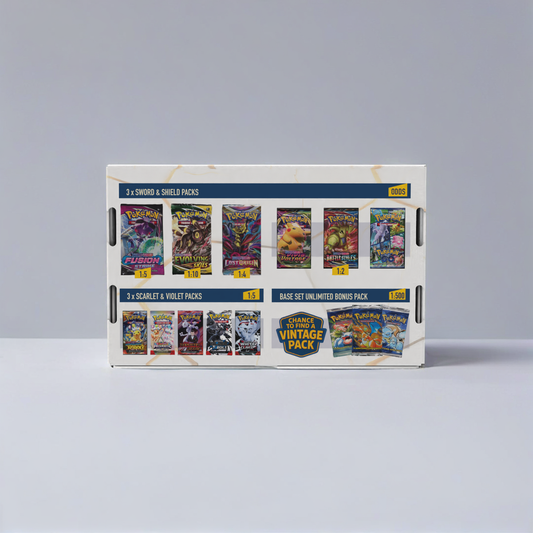 Pokémon Mystery Box (6 Packs) • ERAS COLLIDE - COMICCON Edition