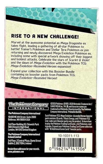 Pokémon Ascended Heroes - Booster Bundle (English)