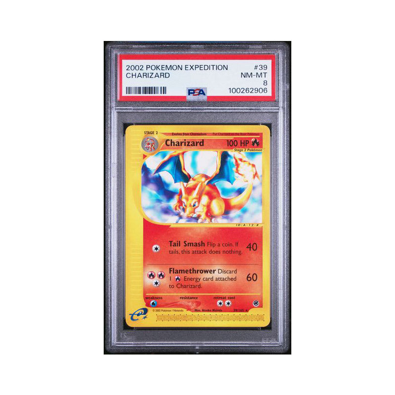 Charizard (39) - Rare - PSA 8