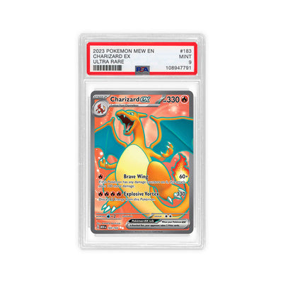 Charizard ex 183/165 Ultra Rare - PSA 9