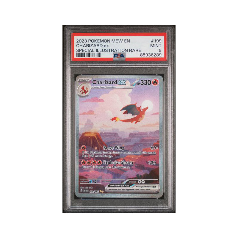 Charizard ex 199/165 - Special Illustration Rare - PSA 9