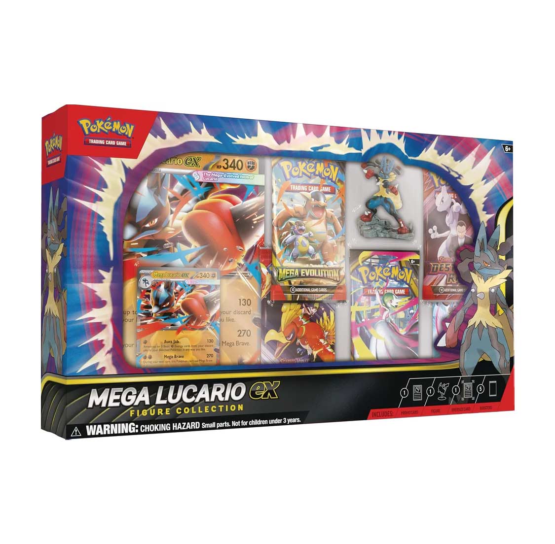 Pokémon TCG: Mega Lucario ex Figure Collection
