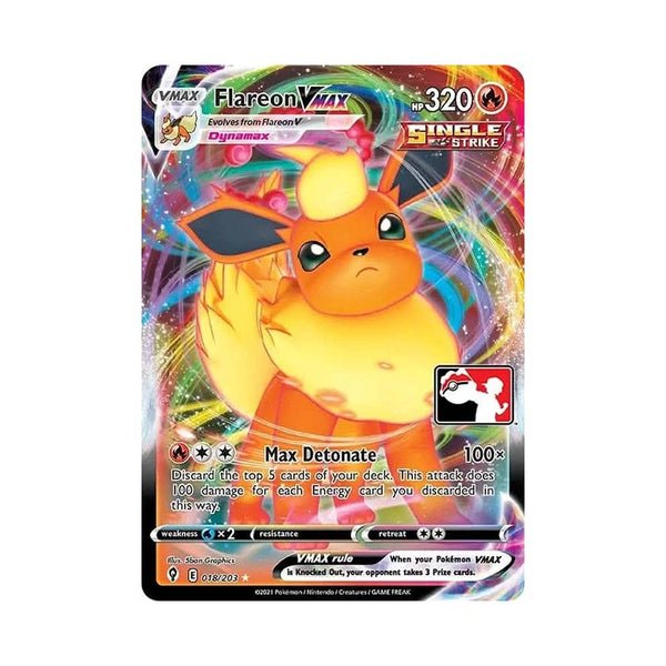 Flareon VMAX (018/203) [Prize Pack Series One]
