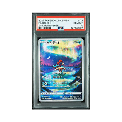 Keldeo (JP) 179/172 - Secret Rare - PSA 10