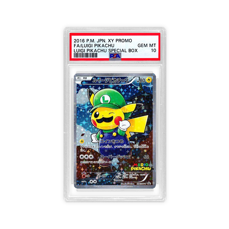 Luigi Pikachu Promo Set – PSA 10 (Sequentially Graded)