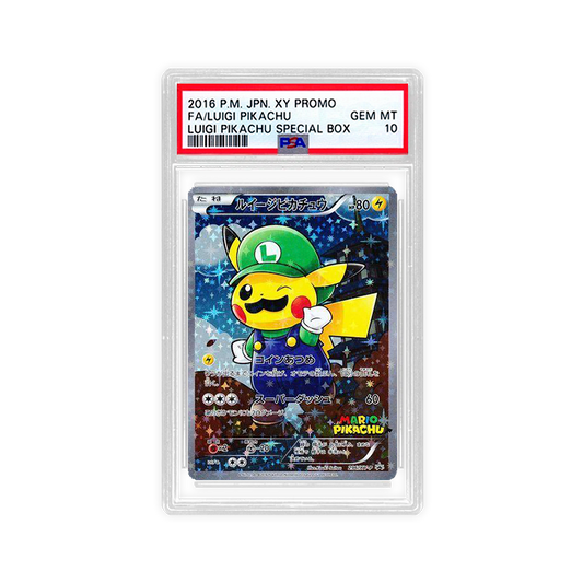 Luigi Pikachu Promo Set – PSA 10 (Sequentially Graded)