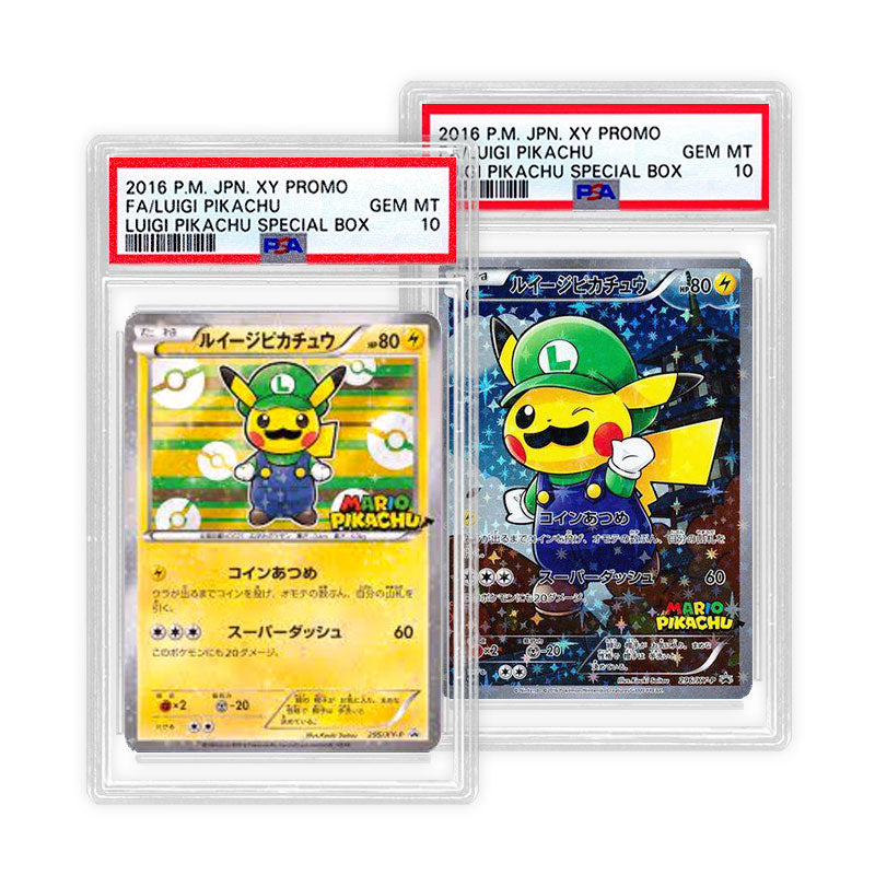 Luigi Pikachu Promo Set – PSA 10 (Sequentially Graded)