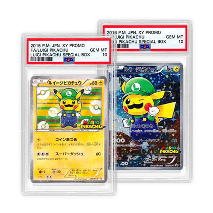 Luigi Pikachu Promo Set – PSA 10 (Sequentially Graded)