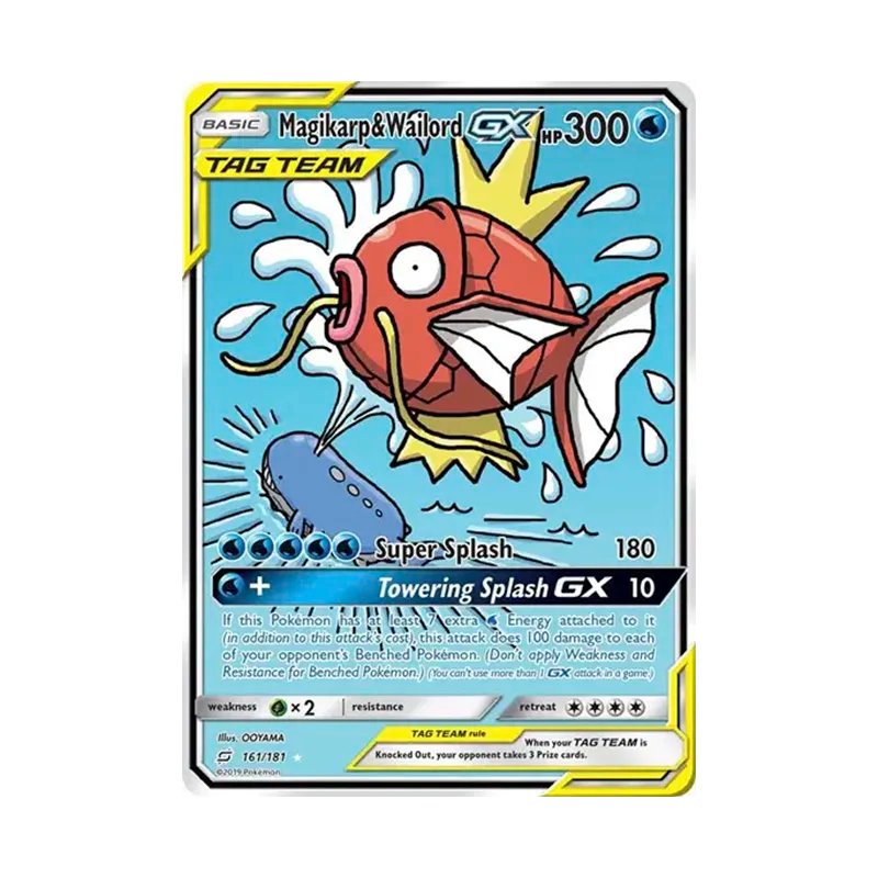 Magikarp & Wailord GX (Alternate Full Art) - 161