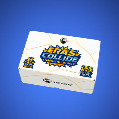 Pokémon Mystery Box (6 Packs) • ERAS COLLIDE - COMICCON Edition