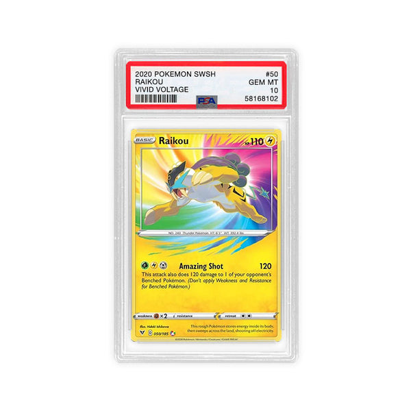 Raikou 050/185 - Amazing Rare - PSA 10