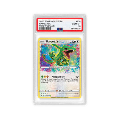 Rayquaza 138/185 - Amazing Rare - PSA 10