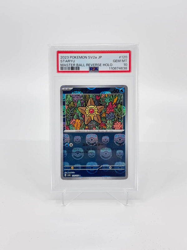 Staryu 120/165 (JP) Master Ball Reverse Holo - PSA 10