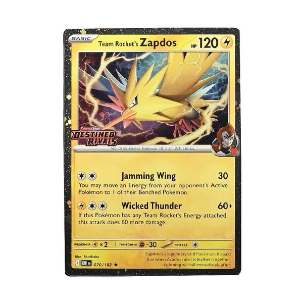 Team Rocket's Zapdos (Destined Rivals Stamp)