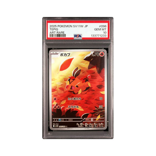 Tepig 096/086 (JP) Art Rare - PSA 10