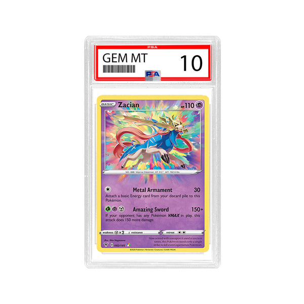 Zacian 082/185 - Amazing Rare - PSA 10