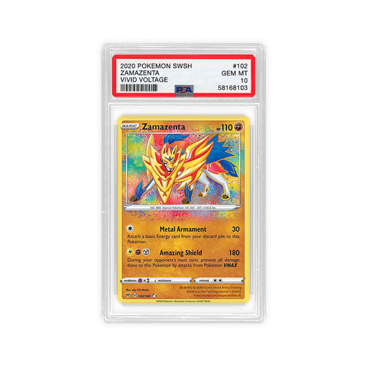 Zamazenta 102/185 - Amazing Rare - PSA 10