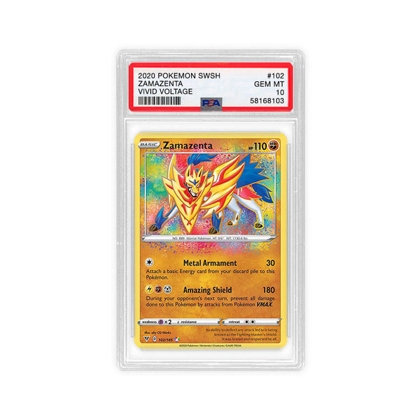 Zamazenta 102/185 - Amazing Rare - PSA 10