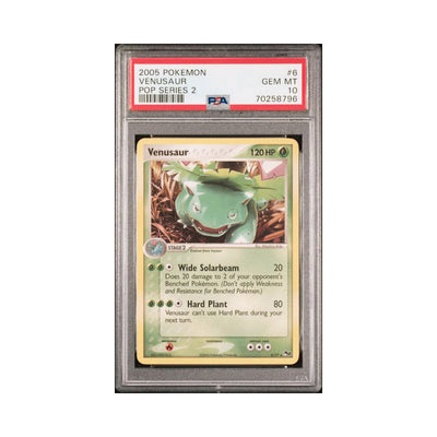 Venusaur 6 - Rare - PSA 10