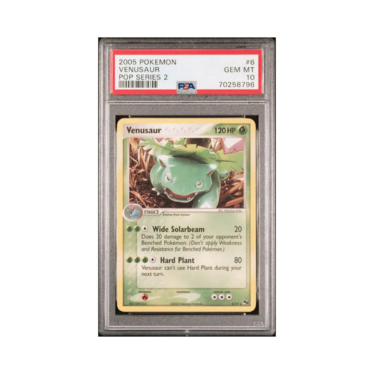 Venusaur 6 - Rare - PSA 10